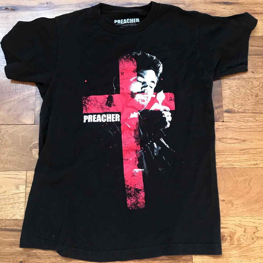 Preacher black short sleeve t-shirt